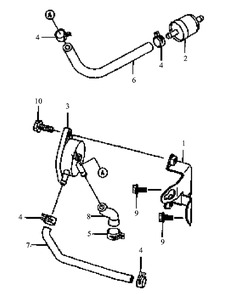 Fh680v-As01 Fuel Delivery System Diagram and Parts List for M60-KW 53AB5DBX150-23-HP Cub Cadet Lawn Tractor